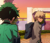 midoriya and bakugo's rivalry